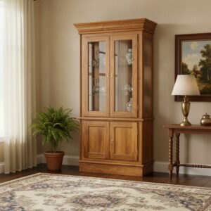 Heirloom Teak Display Bookshelf & Kokri